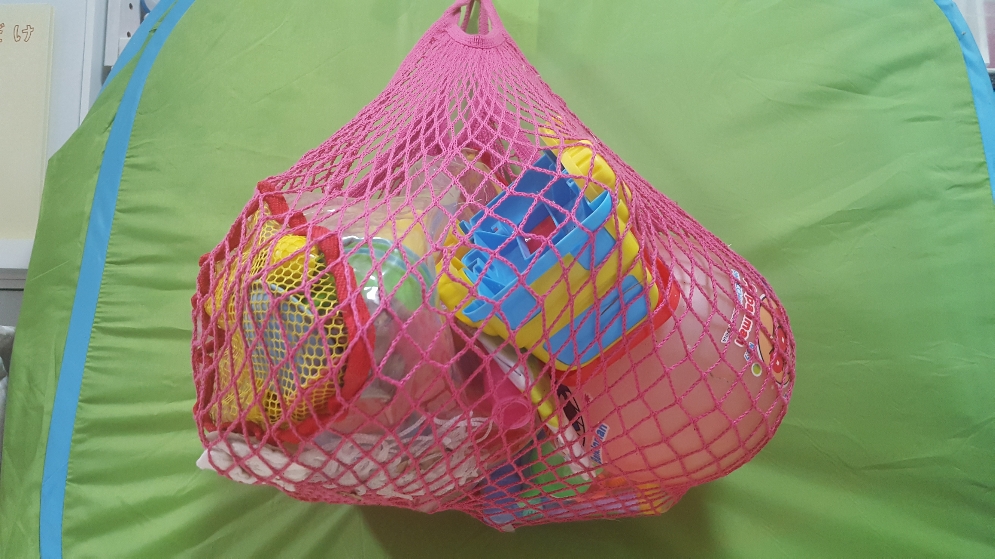 お砂場セットを入れてみた