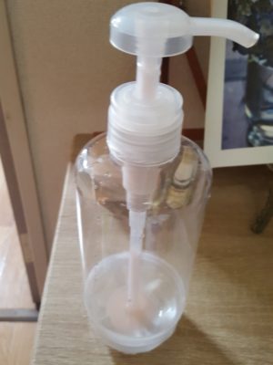 100均シャンプーボトルの全体写真