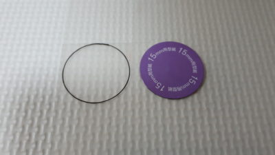 100均くるみボタン型紙