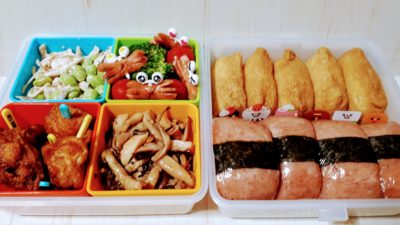 運動会のお弁当写真